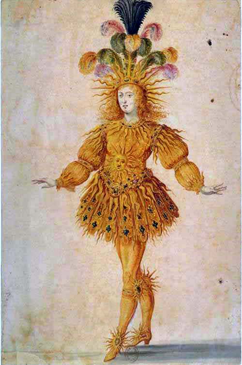 Louis XIV  Apollo nel  Ballet Royale de la Nuit, 1653