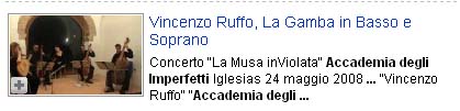 Ruffo, La Gamba in Basso e Soprano